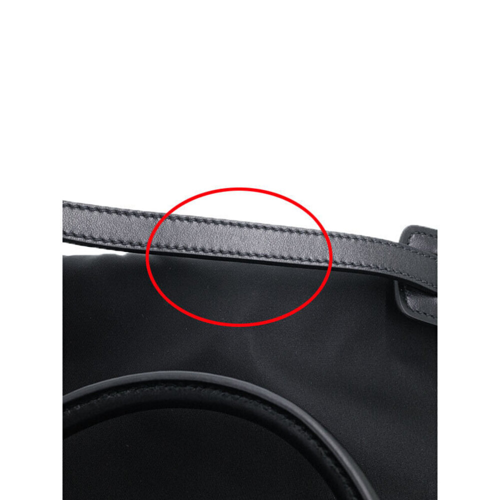 Prada Calf Black Nylon Handbag Tessuto Soft - Picture 8 of 9